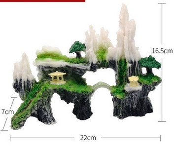 Akvaariumi kaunistused erineva kujuga