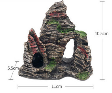 Akvaariumi kaunistused erineva kujuga