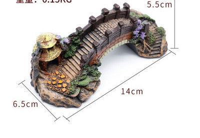 Akvaariumi kaunistused erineva kujuga