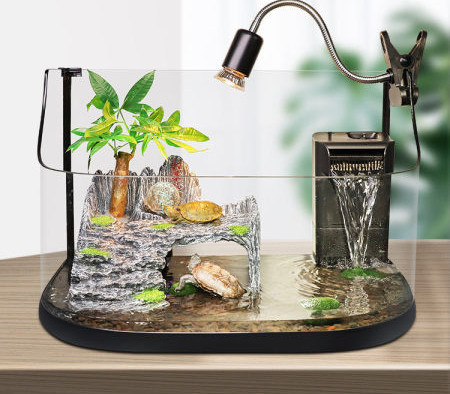 Kaljukujuline akvaariumi kaunistus - erinevad suurused