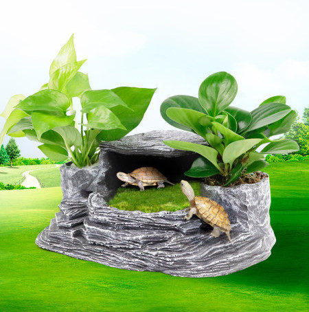 Decorat cu piatra artificiala pentru acvariu