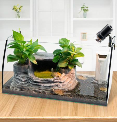 Decorat cu piatra artificiala pentru acvariu