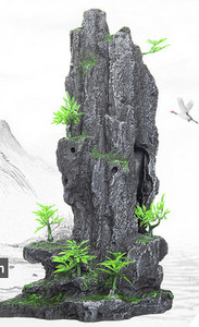 Mitu akvaariumi kunstliku kaunistuse mudelit