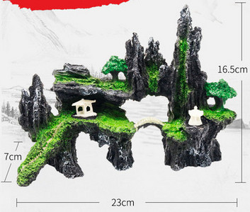 Mitu akvaariumi kunstliku kaunistuse mudelit