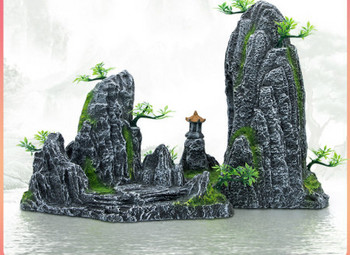 Каменна декорация за аквариум - няколко модела