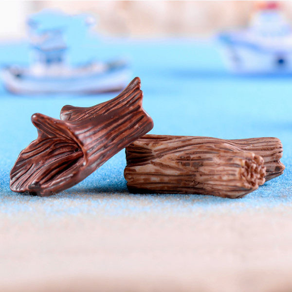 Διακόσμηση ενυδρείου - κούτσουρο σε δύο χρώματα