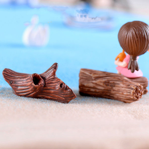 Διακόσμηση ενυδρείου - κούτσουρο σε δύο χρώματα