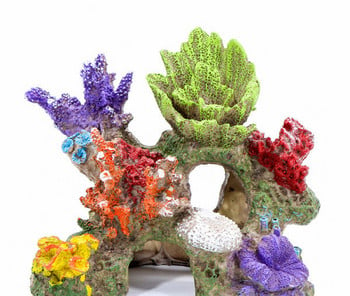 Цветна декорация за аквариум - няколко модела