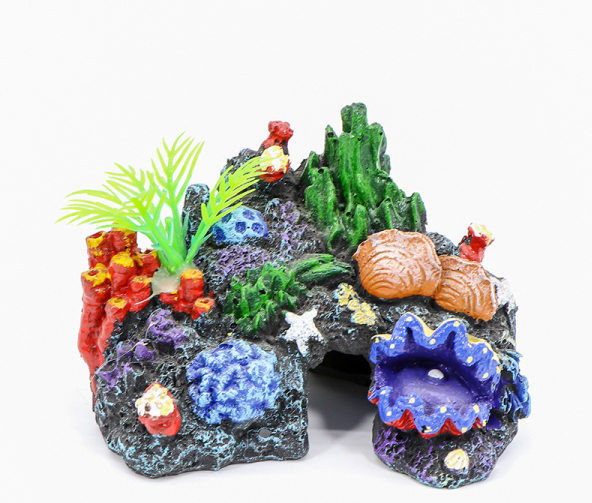 Decorare colorată pentru acvariu - mai multe modele