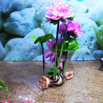Декорация за аквариум - растение лотос