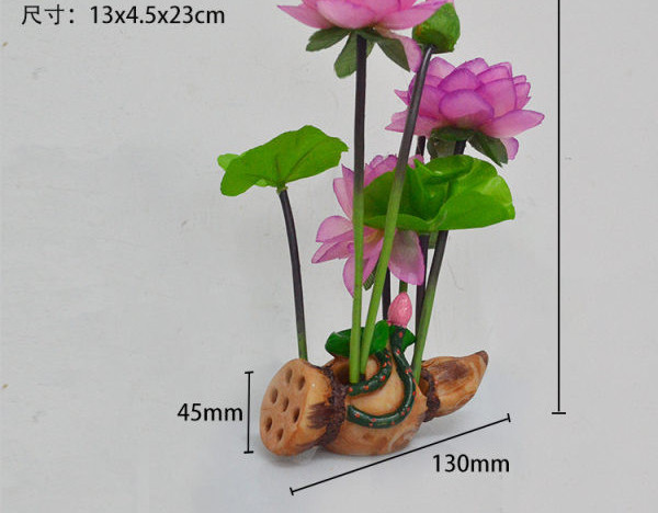 Διακόσμηση ενυδρείου - φυτό λωτού