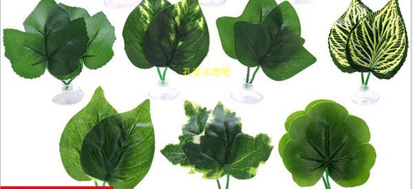 Frunze artificiale pentru acvariu