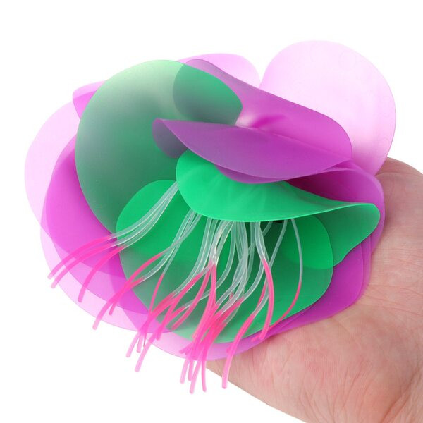 Decor artificial pentru acvariu - floare de apă