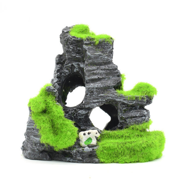 Decor artificial pentru acvariu - munte in trei modele