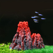 Akvaariumi vulkaani kaunistus