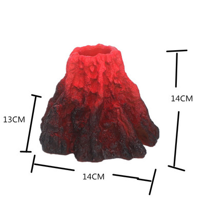 Akvaariumi vulkaani kaunistus