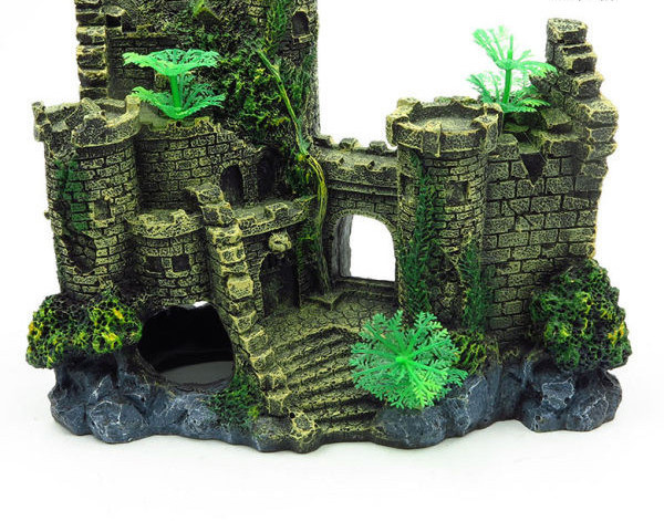 Kunstlik loss kahes mudelis akvaariumi jaoks