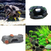 Decorare artificială pentru acvariu în diferite modele