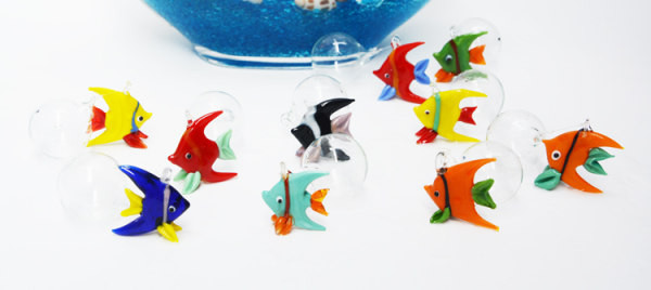 Decor artificial pentru acvariu - pește