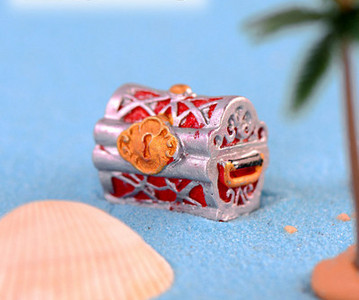 Cutie decorativă cu comori pentru acvariu