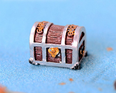 Cutie decorativă cu comori pentru acvariu