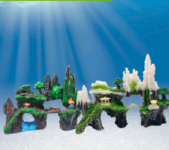 Akvaariumi dekoratiivsed kivid - erineva suurusega