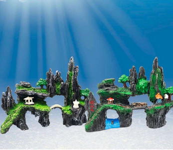 Akvaariumi dekoratiivsed kivid - erineva suurusega