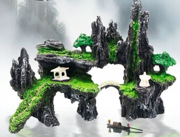 Akvaariumi dekoratiivsed kivid - erineva suurusega