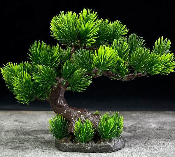 Decor artificial pentru acvariu - tip lemn