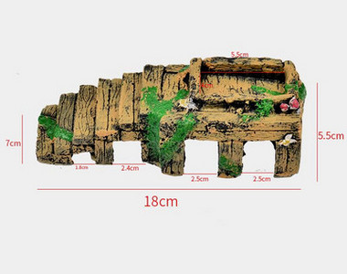 Medinė akvariumo apdaila - keli modeliai