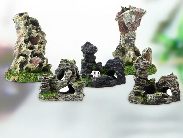 Τεχνητή διακόσμηση για ενυδρείο βράχου - πολλά μοντέλα