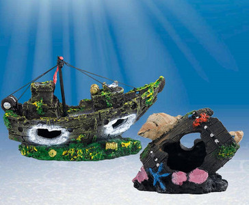 Kaunistused erinevad mudelid - akvaariumi jaoks