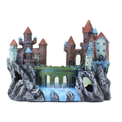 Stone decoration-castle for aquarium
