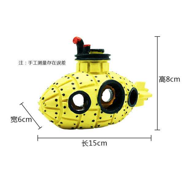 Jucărie decorativă submarină pentru acvariu