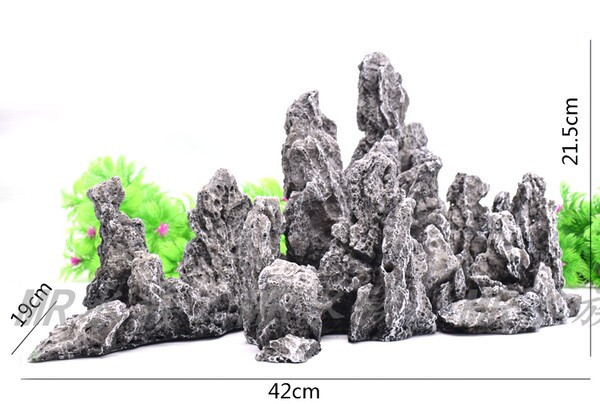 Akvariumo apdaila akmenimis