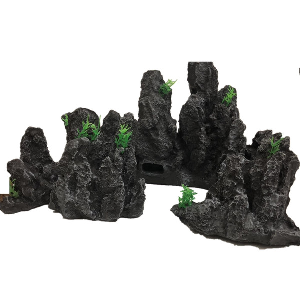 Akvariumo apdaila akmenimis