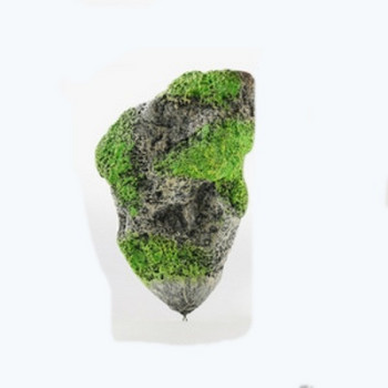 Декоративен камък с мъх за аквариум