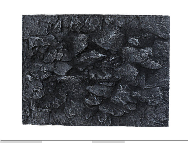 Perete decorativ imitand o roca pentru un acvariu