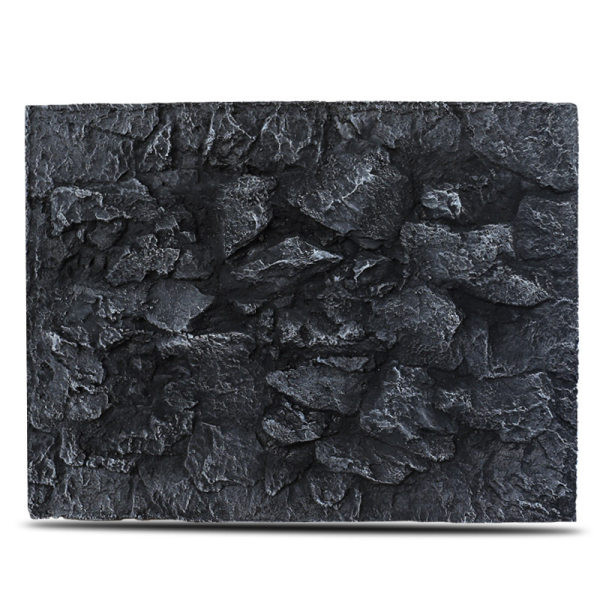 Perete decorativ imitand o roca pentru un acvariu