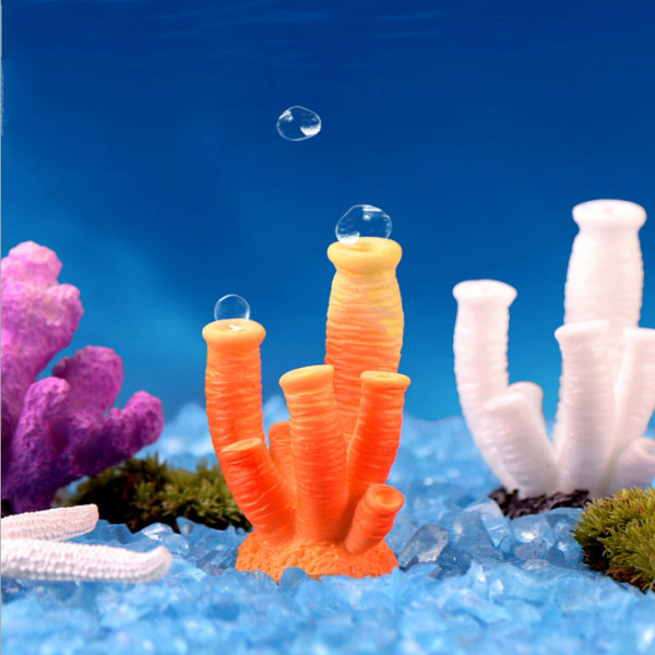 Akvaariumi värviline kaunistus - korall