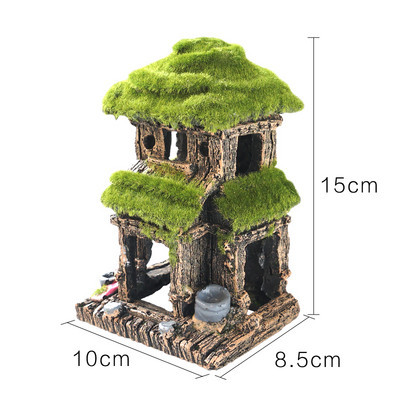 Dekoratīva māja dažādos modeļos akvārijam