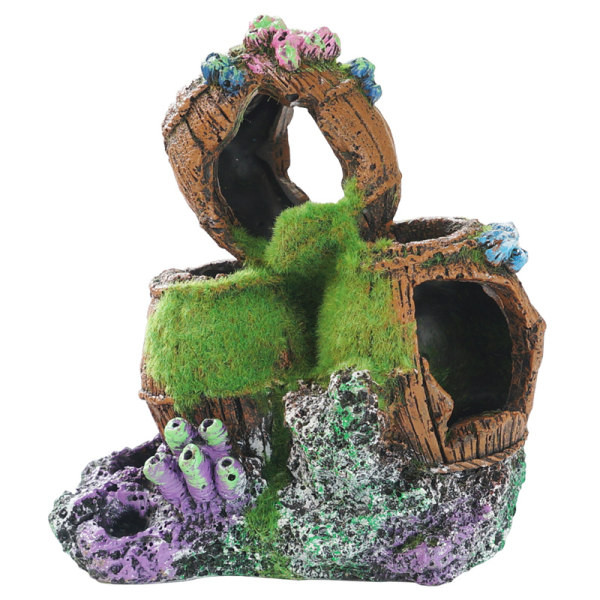 Dekoratīva māja dažādos modeļos akvārijam