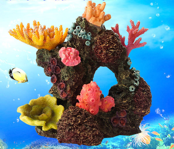 Coral artificial pentru decorarea acvariului