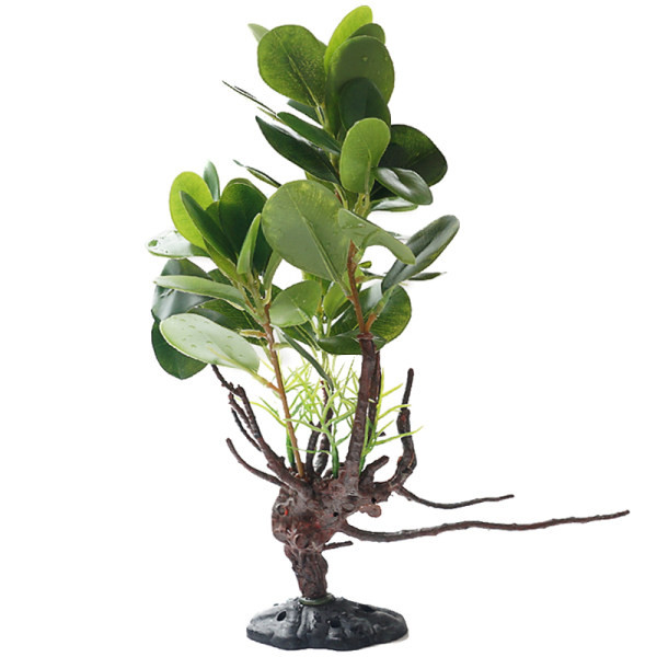 Plante artificiale cu flori pentru decorarea acvariului