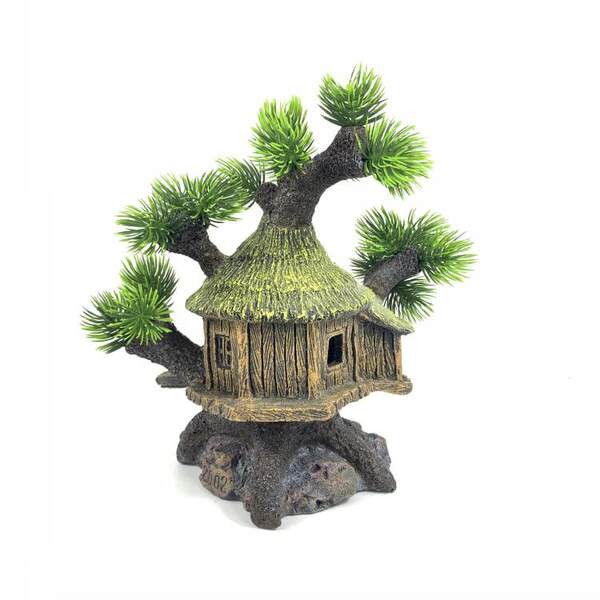 Akvariumo apdaila - namelis įvairių modelių