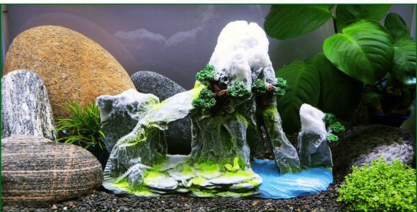 Kiviktaimla imitatsioon - akvaariumi kaunistus