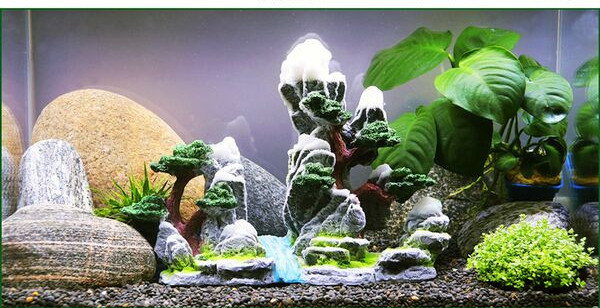 Kiviktaimla imitatsioon - akvaariumi kaunistus