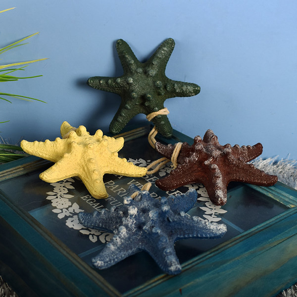 Jūras zvaigzne akvārija dekorēšana