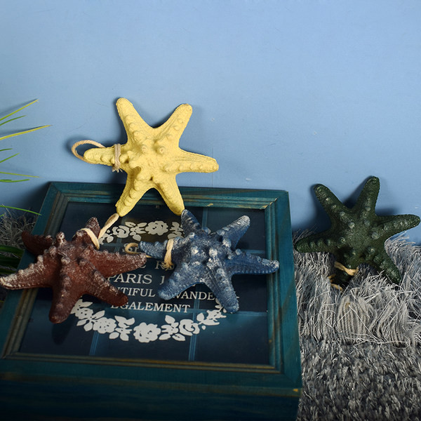 Jūras zvaigzne akvārija dekorēšana