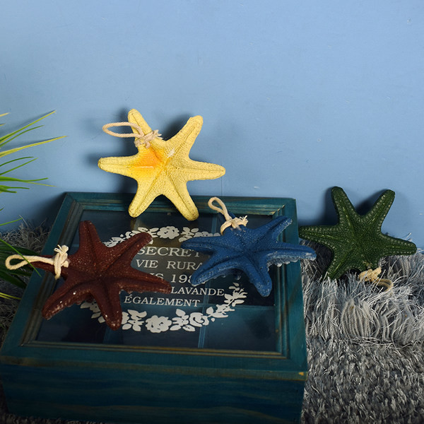 Jūras zvaigzne akvārija dekorēšana